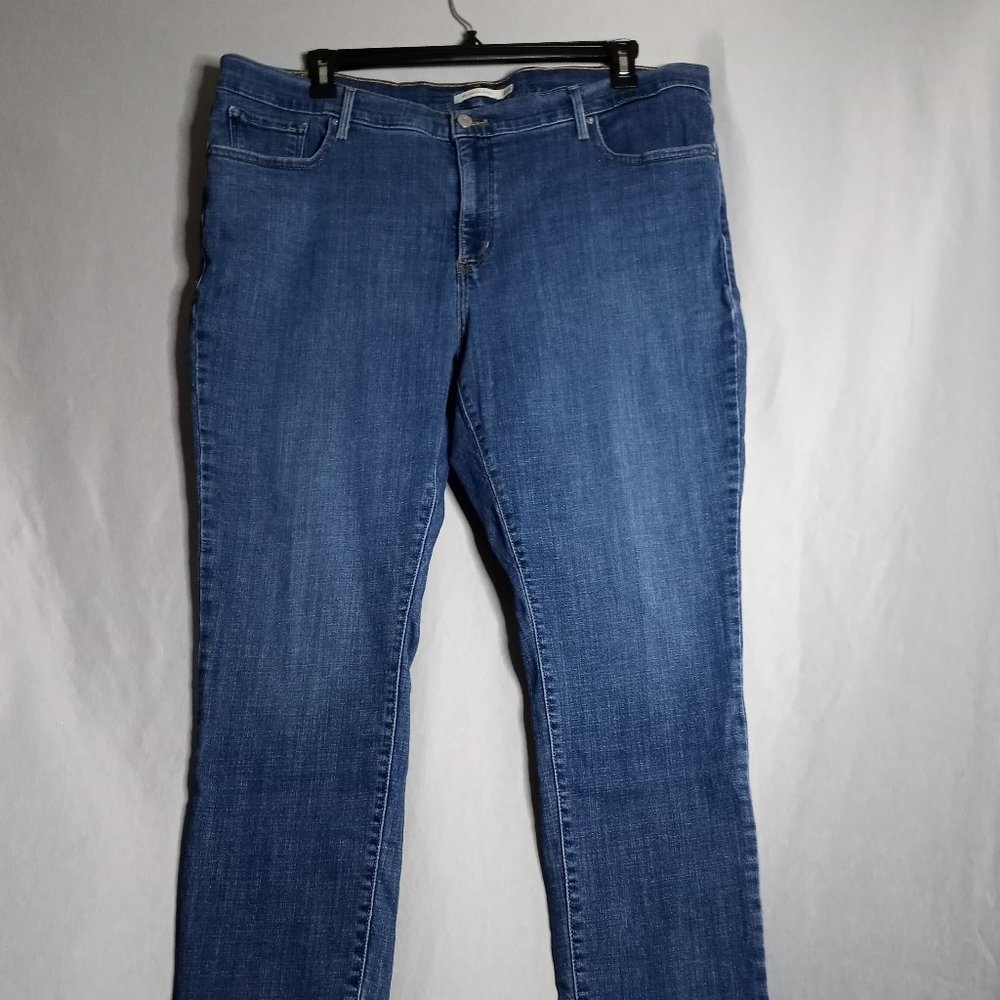 Levi's 311 Women's Shaping Skinny Medium Wash Denim Jeans Plus Size 24W